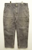 画像1: CARHARTT ダブルニー ダック ペインターパンツ グレー W38L30 (VINTAGE)