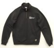 画像1: CARHARTT "NORTHERN METALIC" アメリカ企業物 ハーフジップ スウェットシャツ ブラック (VINTAGE)