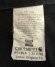 画像3: CARHARTT ダブルニー ダック ペインターパンツ ブラック W32L30 USA製 (VINTAGE)