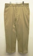 画像4: 80'S DICKIES 874 チビタグ ワークパンツ YKKアルミジップ ベージュ W38L30 USA製 (VINTAGE)