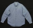 画像1: 80'S ABERCROMBIE & FITCH コットン100% シャンブレー BDシャツ ブルー (VINTAGE)