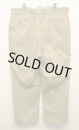 画像: 80'S DICKIES 874 チビタグ ワークパンツ YKKアルミジップ ベージュ W38L30 USA製 (VINTAGE)