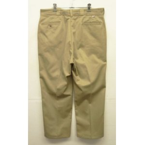 画像: 80'S DICKIES 874 チビタグ ワークパンツ YKKアルミジップ ベージュ W38L30 USA製 (VINTAGE)