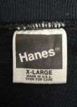 画像2: 90'S HANES ラグランスリーブ クルーネック スウェットシャツ ブラック USA製 (VINTAGE)