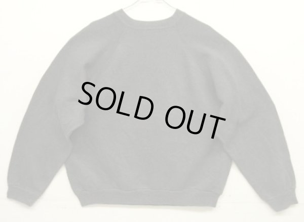 画像3: 90'S TULTEX ラグランスリーブ クルーネック スウェットシャツ チャコール USA製 (VINTAGE)