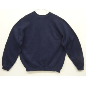 画像: 90'S TULTEX ラグランスリーブ クルーネック スウェットシャツ ネイビー USA製 (VINTAGE)