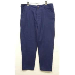 画像: フレンチチャイナ ワークパンツ インディゴ (DEADSTOCK)