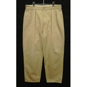 画像: 90'S RALPH LAUREN "ANDREW PANT" ツープリーツ チノパンツ ベージュ (VINTAGE)