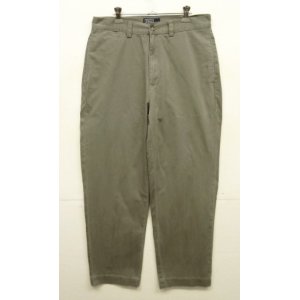 画像: 90'S RALPH LAUREN "PHILIP PANT" ノープリーツ チノパンツ カーキ (VINTAGE)