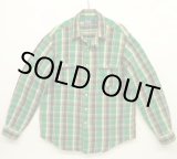 画像: 90'S RALPH LAUREN チンスト付き 長袖 フランネルシャツ チェック柄 (VINTAGE)