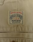 画像4: 90'S RALPH LAUREN "ボックスロゴ" ツープリーツ チノパンツ ベージュ USA製 (VINTAGE)