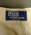 画像2: 90'S RALPH LAUREN "ボックスロゴ" ツープリーツ チノパンツ ベージュ USA製 (VINTAGE)