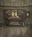 画像2: 90'S RRL 初期 三ツ星タグ メタルボタン デニム ワークシャツ ブラック (VINTAGE)