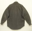 画像4: 90'S RRL 初期 三ツ星タグ メタルボタン デニム ワークシャツ ブラック (VINTAGE)