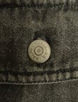 画像3: 90'S RRL 初期 三ツ星タグ メタルボタン デニム ワークシャツ ブラック (VINTAGE)