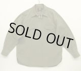 画像: 90'S RRL 初期 三ツ星タグ チンスト＆マチ付き ハーフジップ ワークシャツ カーキ (VINTAGE)