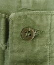 画像4: 60'S アメリカ軍 US ARMY "OG107" 初期モデル コットンサテン 平ボタン ベイカーパンツ M (VINTAGE)
