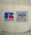 画像2: 90'S RUSSELL ATHLETIC "HIGH COTTON" 前Vガゼット付き クルーネック スウェットシャツ アッシュグレー USA製 (VINTAGE)