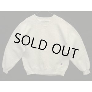 画像: 90'S RUSSELL ATHLETIC "HIGH COTTON" 前Vガゼット付き クルーネック スウェットシャツ アッシュグレー USA製 (VINTAGE)