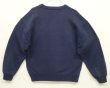 画像5: 90'S RUSSELL ATHLETIC 前Vガゼット付き プリント入り クルーネック スウェットシャツ フェードネイビー (VINTAGE)