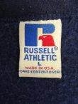 画像2: 90'S RUSSELL ATHLETIC スウェット カーディガン ネイビー USA製 (VINTAGE)