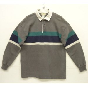 画像: 80'S LL Bean 脇の下ガゼット付き ラガーシャツ USA製 (VINTAGE)