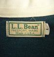 画像2: 80'S LL Bean 脇の下ガゼット付き ラガーシャツ USA製 (VINTAGE)