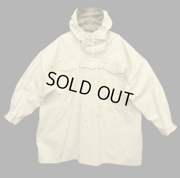 画像5: ユーロヴィンテージ リネン/コットン リバーシブル マウンテンスモック カーキ/オフホワイト (VINTAGE)