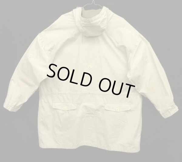 画像6: ユーロヴィンテージ リネン/コットン リバーシブル マウンテンスモック カーキ/オフホワイト (VINTAGE)