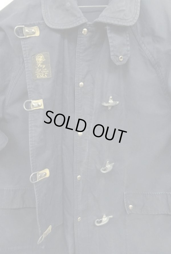 画像4: 80'S FAY コットンキャンバス ファイヤーマンコート ネイビー イタリア製 (VINTAGE)