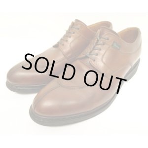 画像: PARABOOT "AVIGNON" レザー Uチップシューズ ブラウン フランス製 (USED)