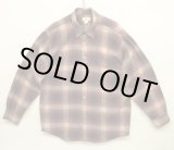 画像: 90'S J.CREW 旧タグ レーヨン混 長袖シャツ オンブレチェック ポルトガル製 (VINTAGE)