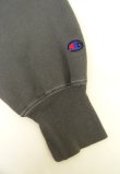 画像3: 90'S CHAMPION 刺繍タグ リバースウィーブ チャコール メキシコ製 (VINTAGE)
