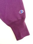 画像3: 90'S CHAMPION 刺繍タグ リバースウィーブ グレープ USA製 (VINTAGE)