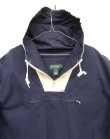 画像3: 90'S J.CREW 旧タグ コットン カラーブロック アノラックパーカー ホワイト/ネイビー (VINTAGE)