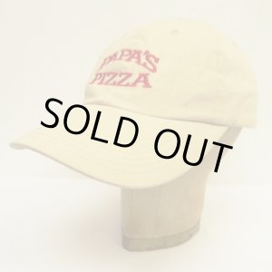 画像: PAPA'S PIZZA 6パネル ベースボールキャップ ベージュ (USED)