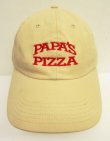 画像2: PAPA'S PIZZA 6パネル ベースボールキャップ ベージュ (USED)