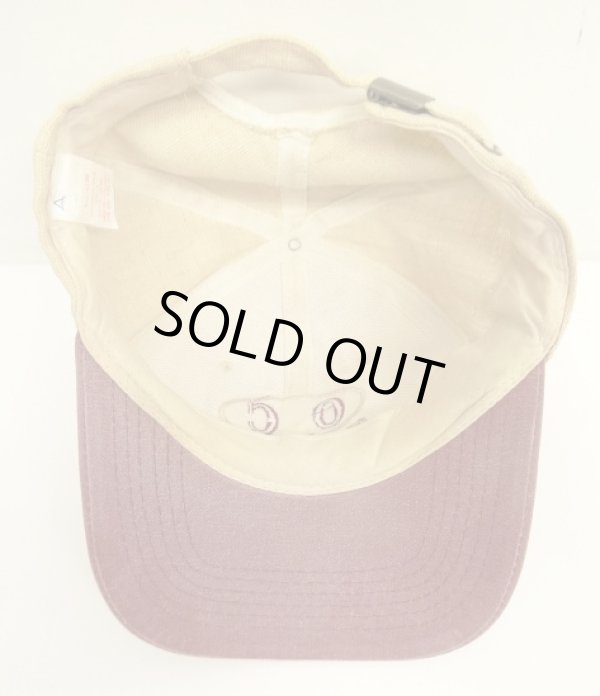 画像5: OREGON COAST "HEMP100%" 6パネル ベースボールキャップ ナチュラル/バーガンディ (USED)