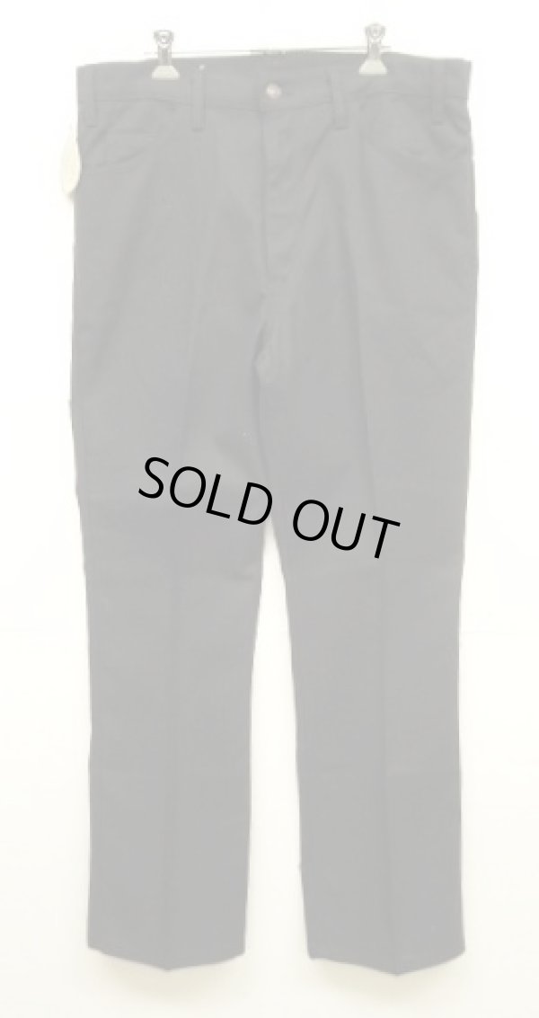 画像2: 80'S LEVIS 517 "STA-PREST" 黒タブ スタプレスト ブラック W36L31 USA製 (DEADSTOCK)