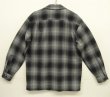 画像3: 00'S PENDLETON "BOARD SHIRT" ウール オープンカラーシャツ オンブレチェック (MINT CONDITION)