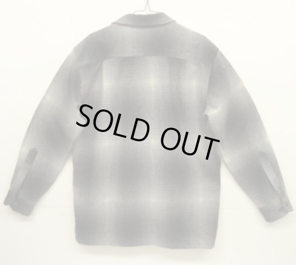 画像3: 00'S PENDLETON "BOARD SHIRT" ウール オープンカラーシャツ オンブレチェック (MINT CONDITION)