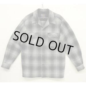 画像: 00'S PENDLETON "BOARD SHIRT" ウール オープンカラーシャツ オンブレチェック (MINT CONDITION)