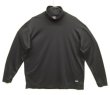 画像1: 90'S PATAGONIA "CAPILENE" 裾ロゴ モックネック ロングスリーブ ブラック USA製 (VINTAGE)
