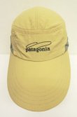 画像2: PATAGONIA サイドメッシュ ナイロン ロングビルキャップ ベージュ (USED)