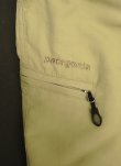 画像4: PATAGONIA 右サイドジップポケット付き ナイロンパンツ ベージュ (USED)