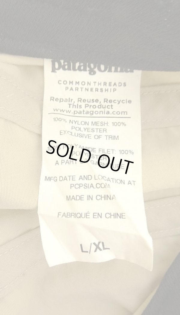 画像6: PATAGONIA サイドメッシュ ナイロン ロングビルキャップ ベージュ (USED)