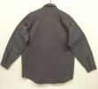 画像3: 70'S P-N-H "KORATRON" 長袖 ワークシャツ チャコール USA製 (VINTAGE)