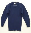 画像1: 90'S NORTHWEST TERRITORY サーマル 長袖 Tシャツ ネイビー (DEADSTOCK)