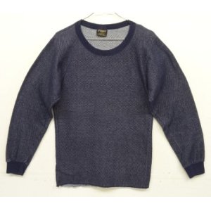 画像: 90'S ROCKY ダブルフェイス サーマル 長袖 Tシャツ ネイビー (VINTAGE)