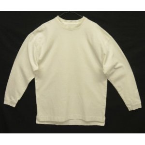 画像: 90'S GAP 旧タグ ヘビーウエイト ボックス 長袖 Tシャツ ホワイト (VINTAGE)